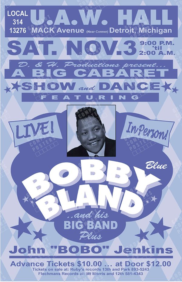Bobby Blue Bland UAW Hall Detroit