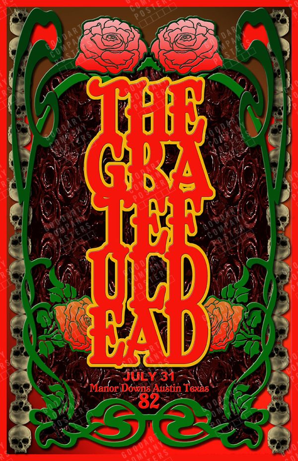 Greatful Dead 1982 AUSTIN