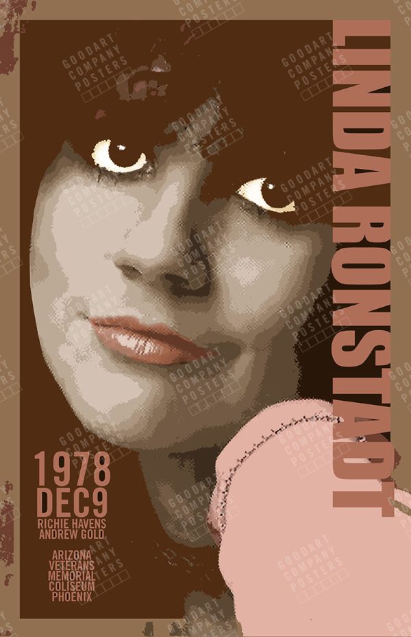 Linda Ronstadt poster 1978 B
