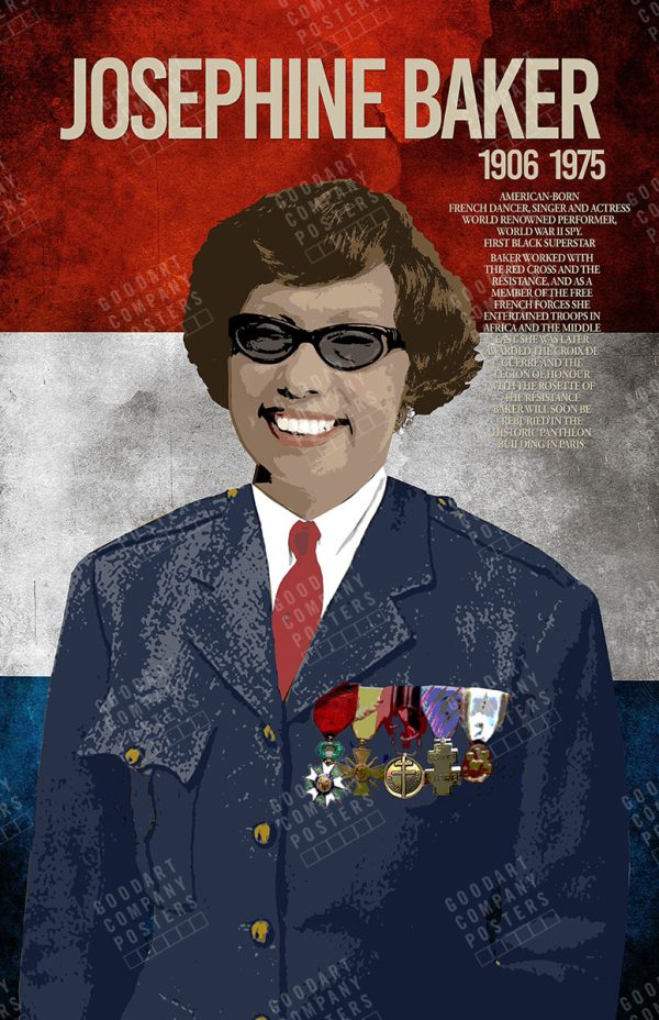 Josephine Baker (with medals) 1906-1975